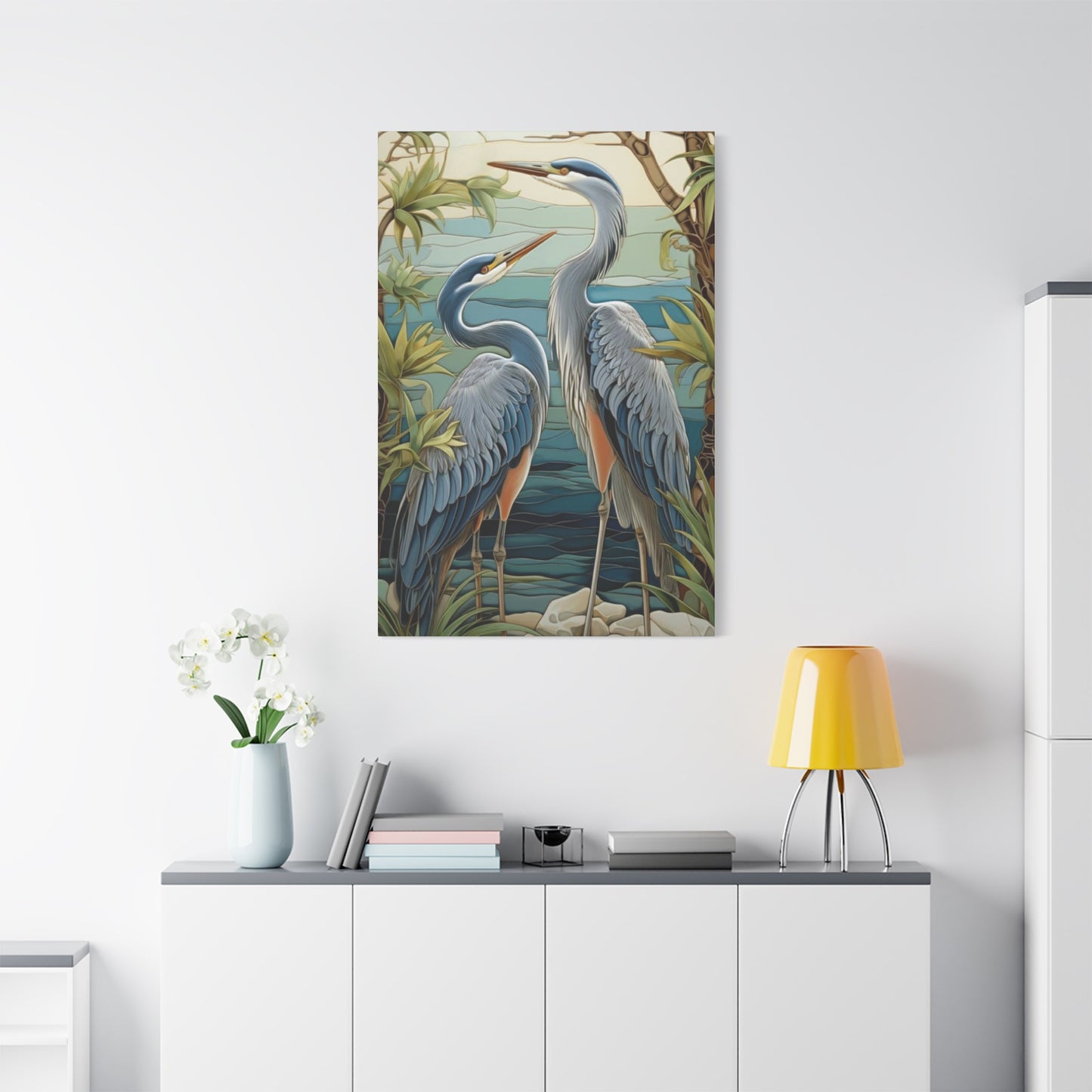 Herons in Wild Wall Art & Canvas Prints