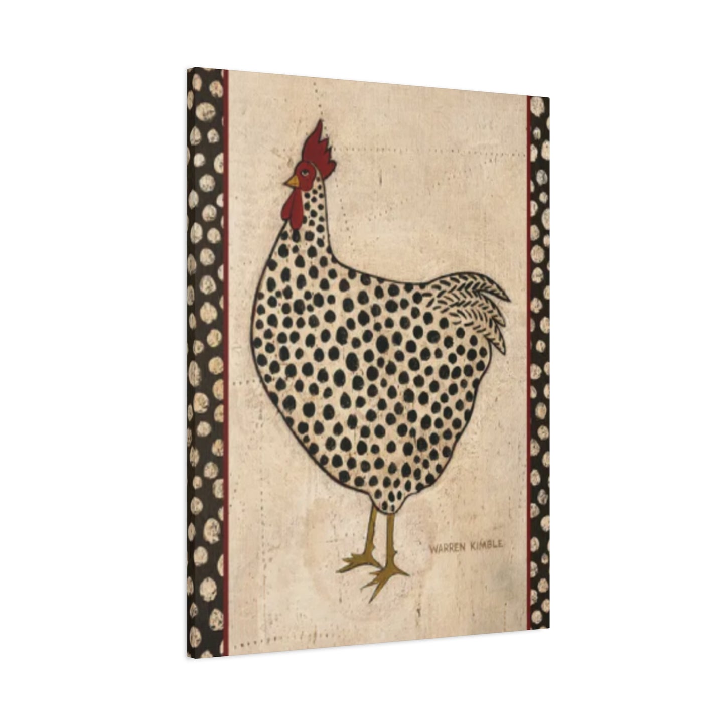 Chicken Drawing Kimble Warren Wall Art & Canvas Prints