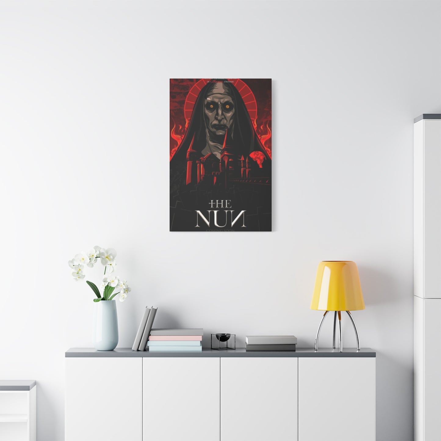 The Nun Horror Movie Poster Wall Art & Canvas Prints