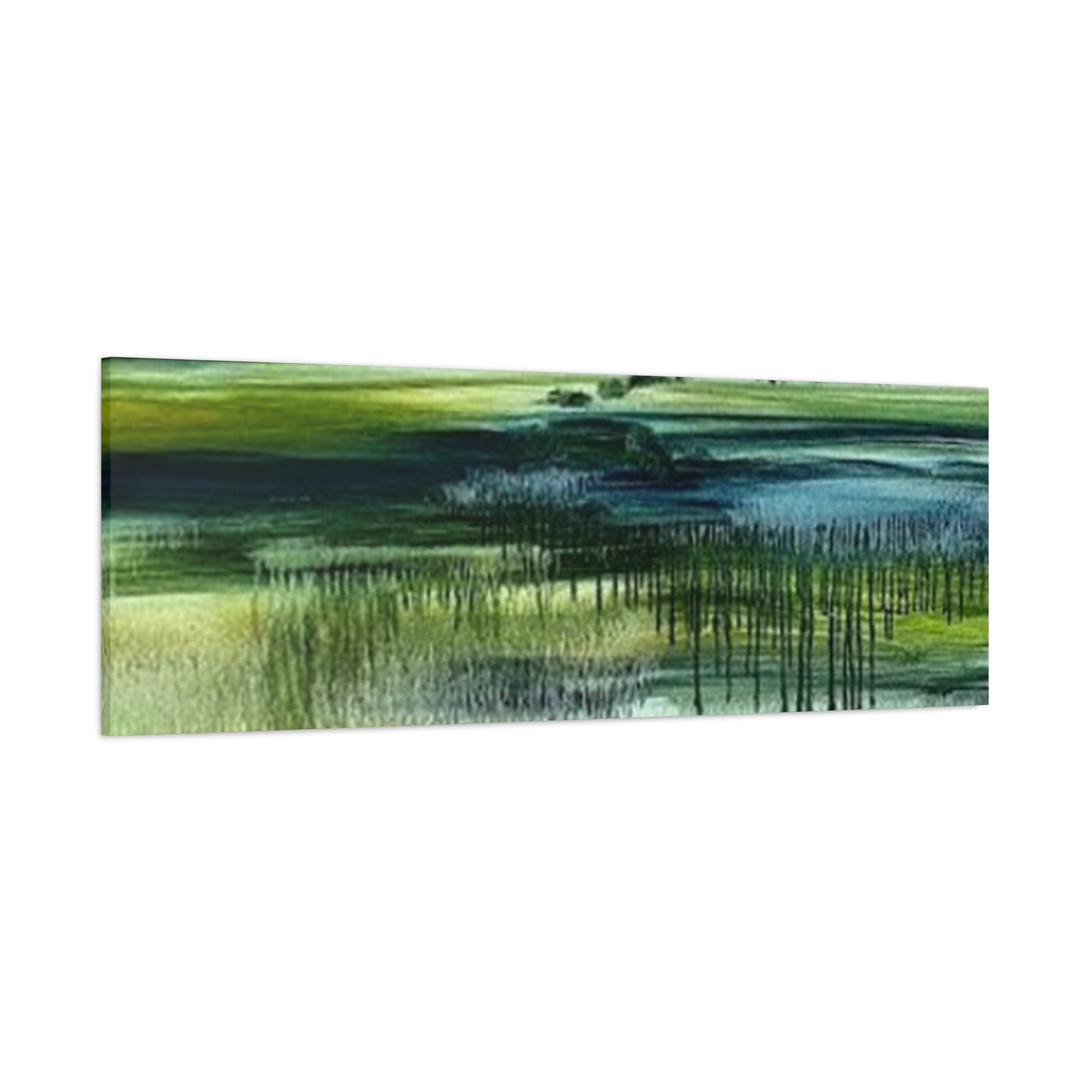 Pond In Grassland Panoramas Wall Art & Canvas Prints