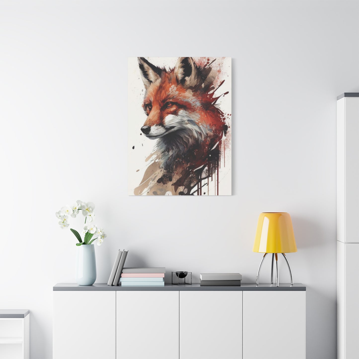 The Abstract Red Fox Wall Art & Canvas Prints