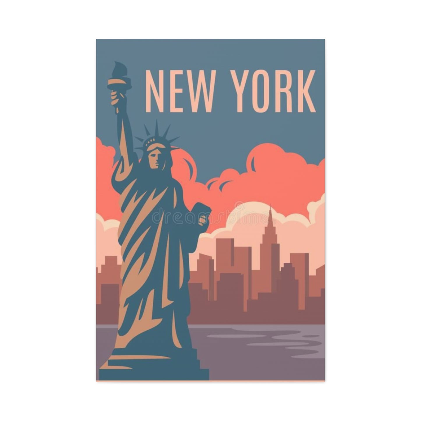 Poster Of Statue Of Liberty New York City Wall Art & Canvas Prints