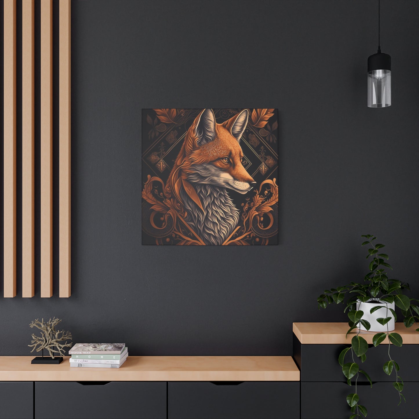 Fox Closeup Abstract Wall Art & Canvas Prints