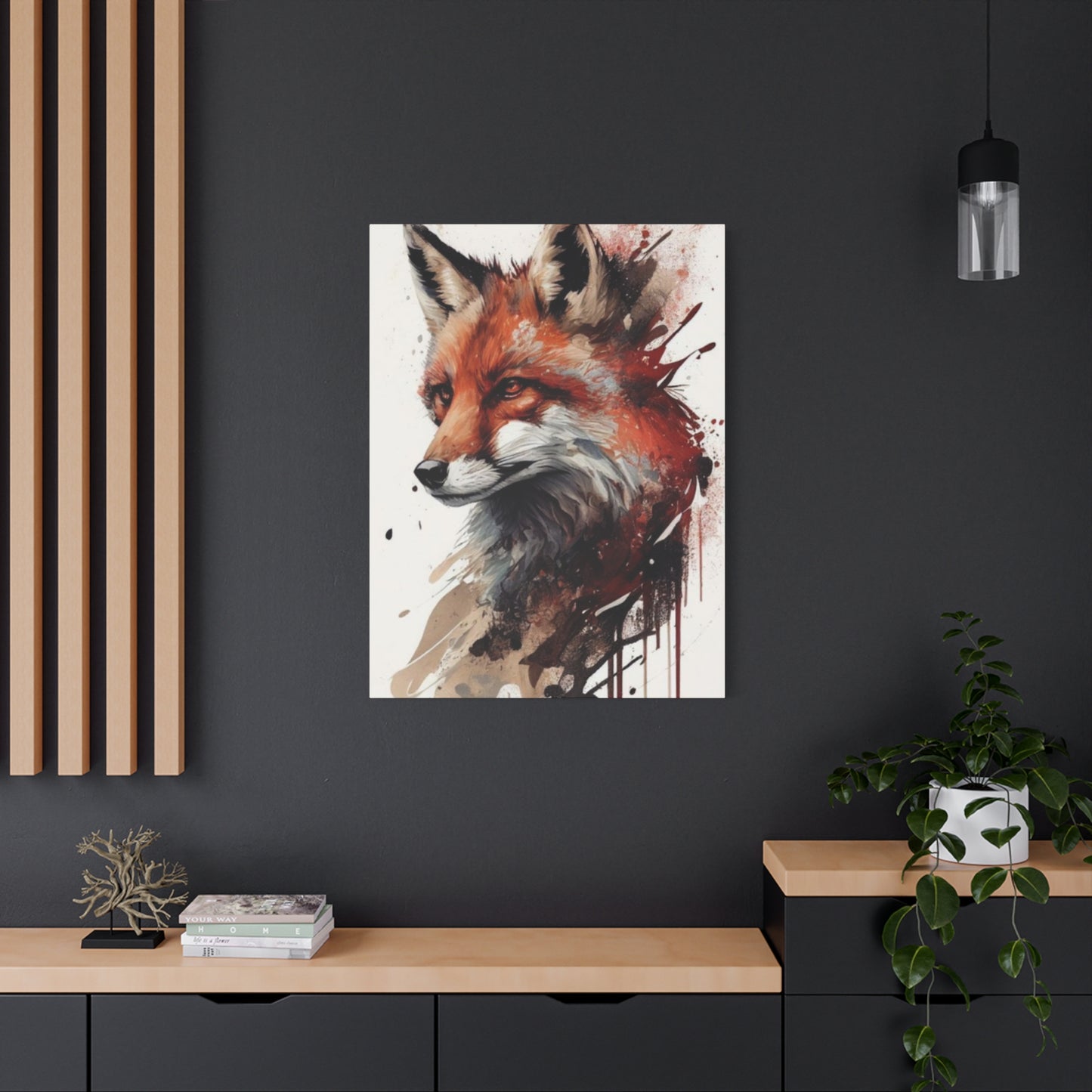 The Abstract Red Fox Wall Art & Canvas Prints