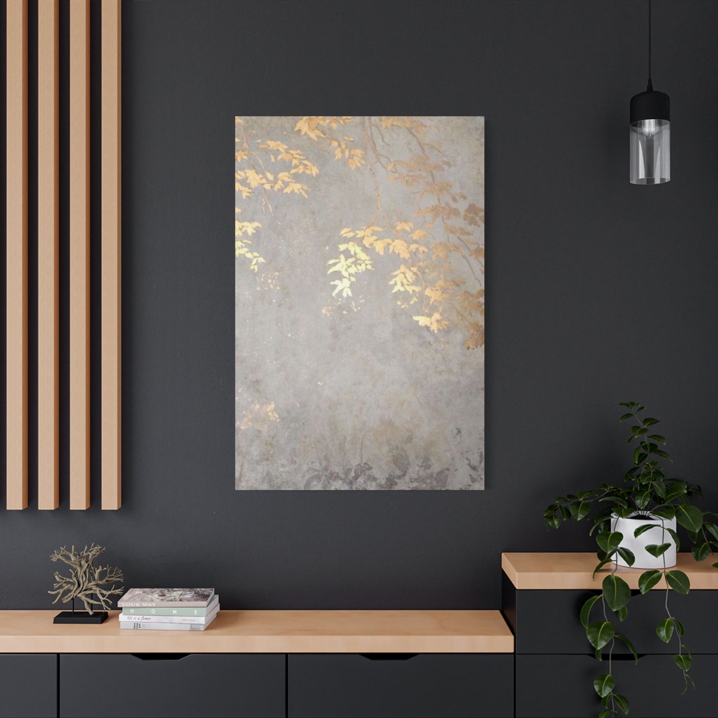 Golden Abstract Wall Art & Canvas Prints