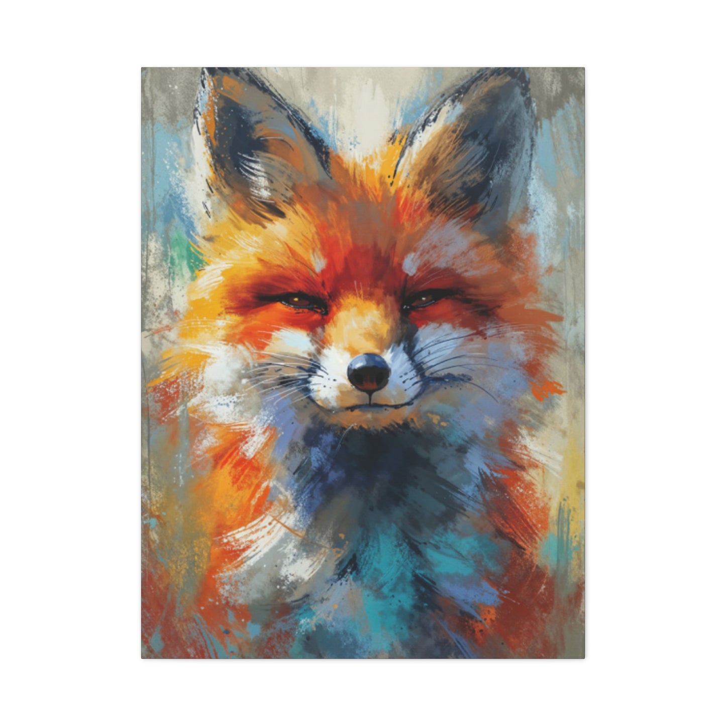 The Closeup Abstract Fox Wall Art & Canvas Prints