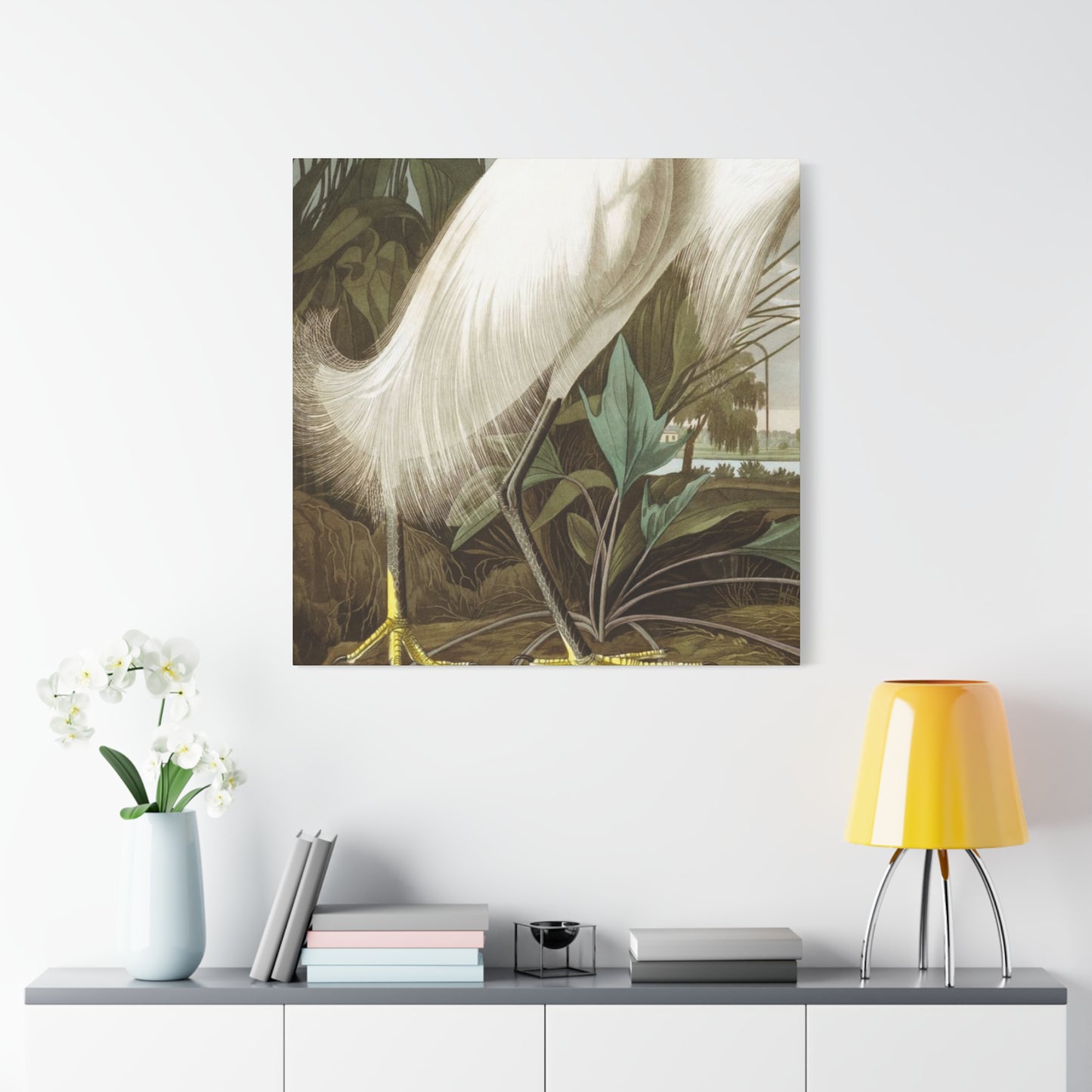 Golden Feet Herons Wall Art & Canvas Prints