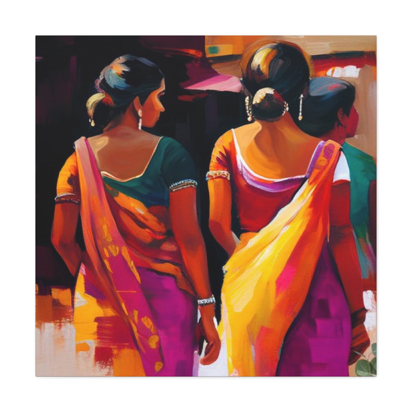 Indian Cultural Women Wall Art & Canvas Prints