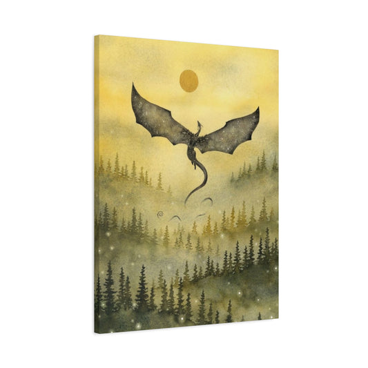 Dragon in Forest Wall Art & Canvas Prints