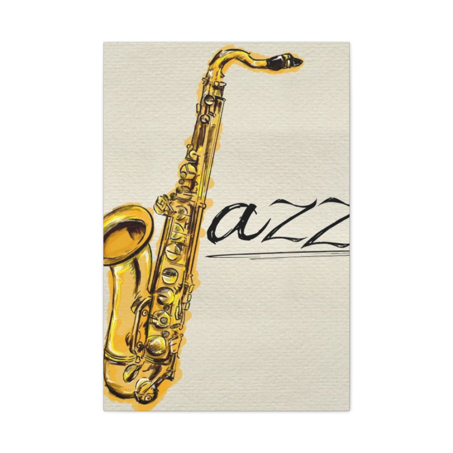 Saxophone Painting Jazz Wall Art & Canvas Prints