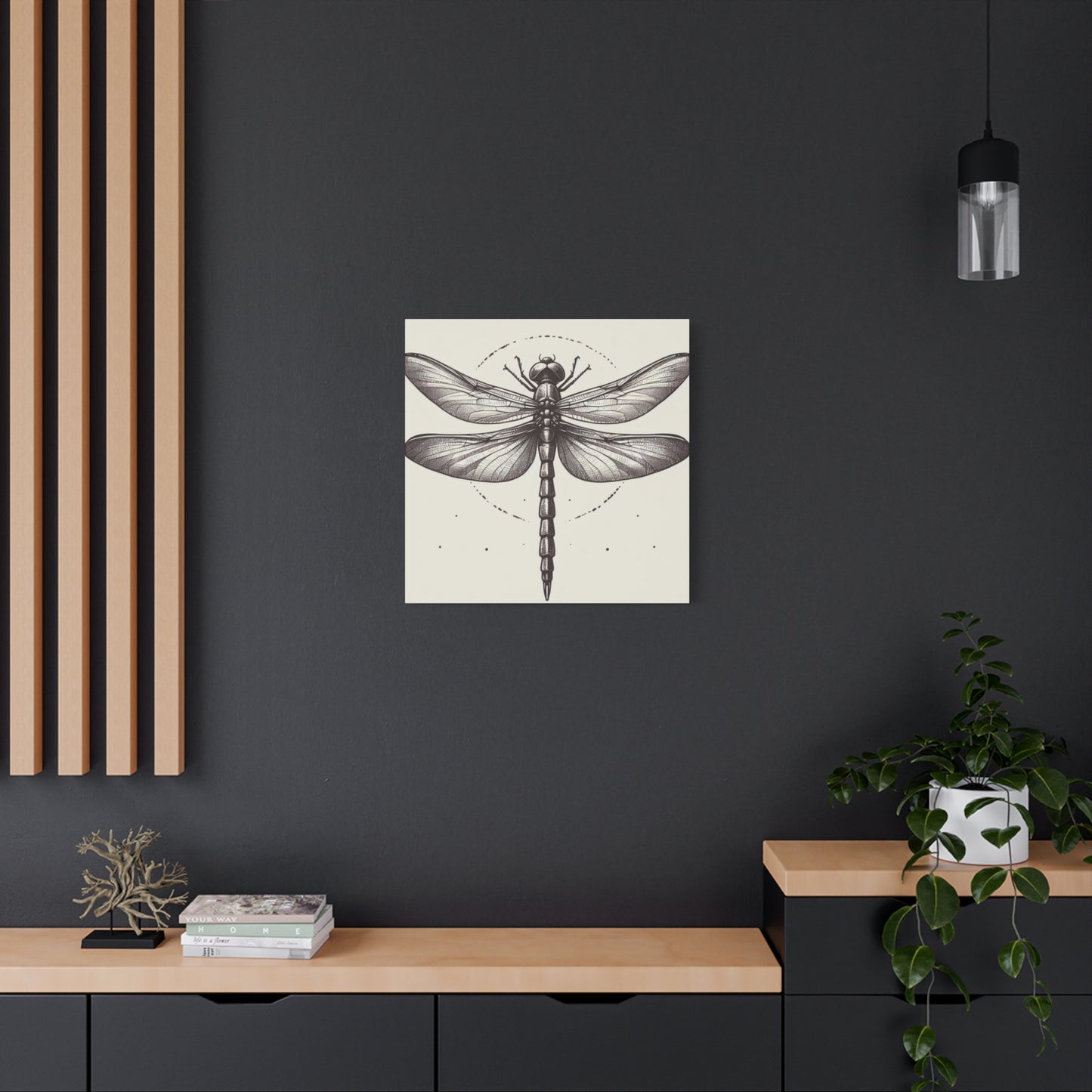 Vintage Picture Dragonfly Wall Art & Canvas Prints