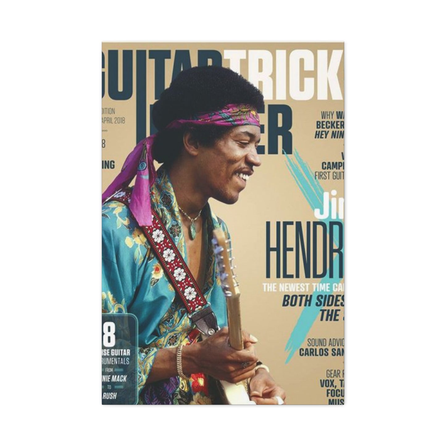 Jimi Hendrix New Poster Wall Art & Canvas Prints