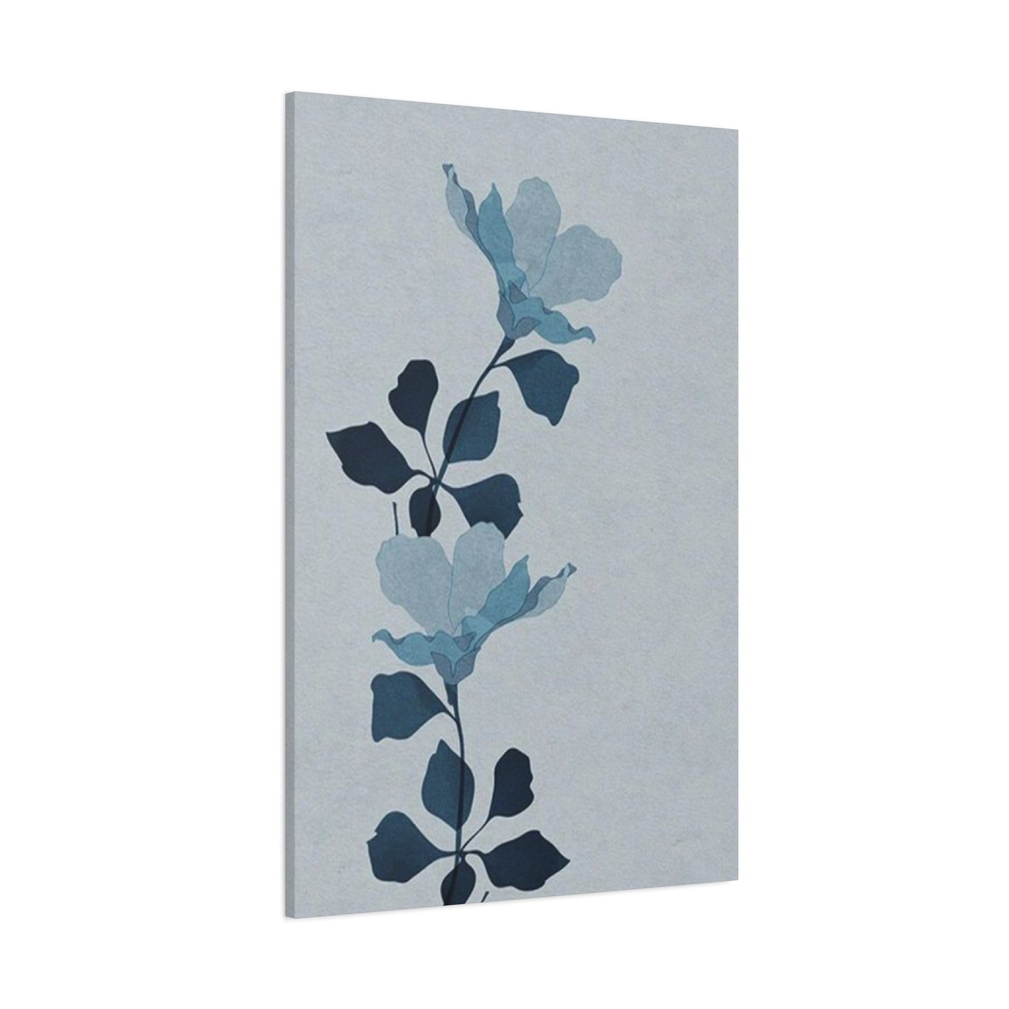 Blue Leaves Entryway Wall Art & Canvas Prints