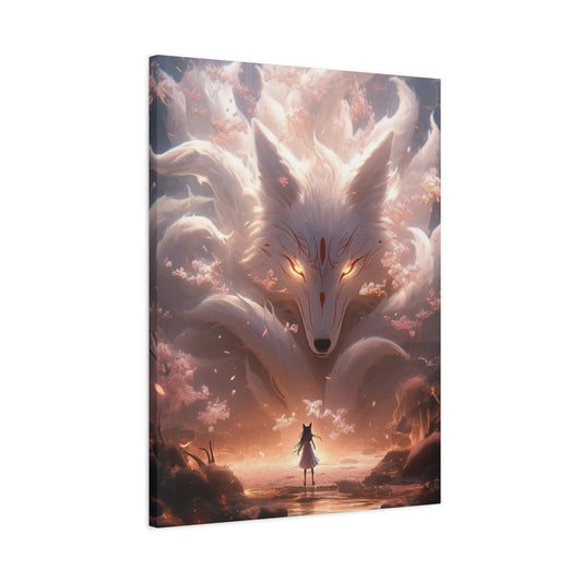 White Fox Queen Wall Art & Canvas Prints