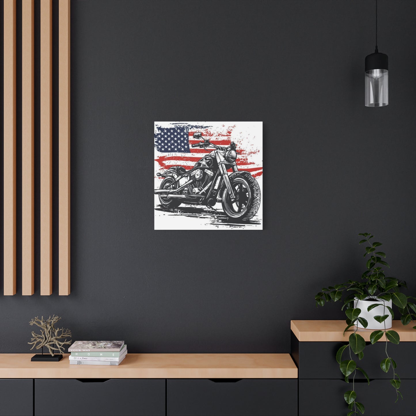 American Harley Davidson Poster Motorcycle Wall Art & Canvas Prints