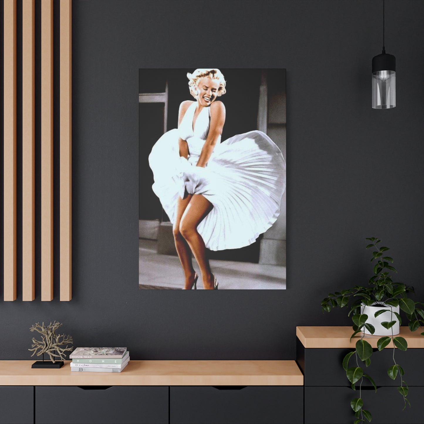 Beautiful Marilyn Monroe Dress Photo Wall Art & Canvas Prints