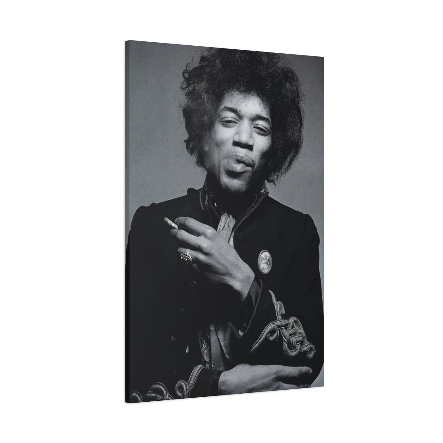 Monochrome Jimi Hendrix Poster Wall Art & Canvas Prints