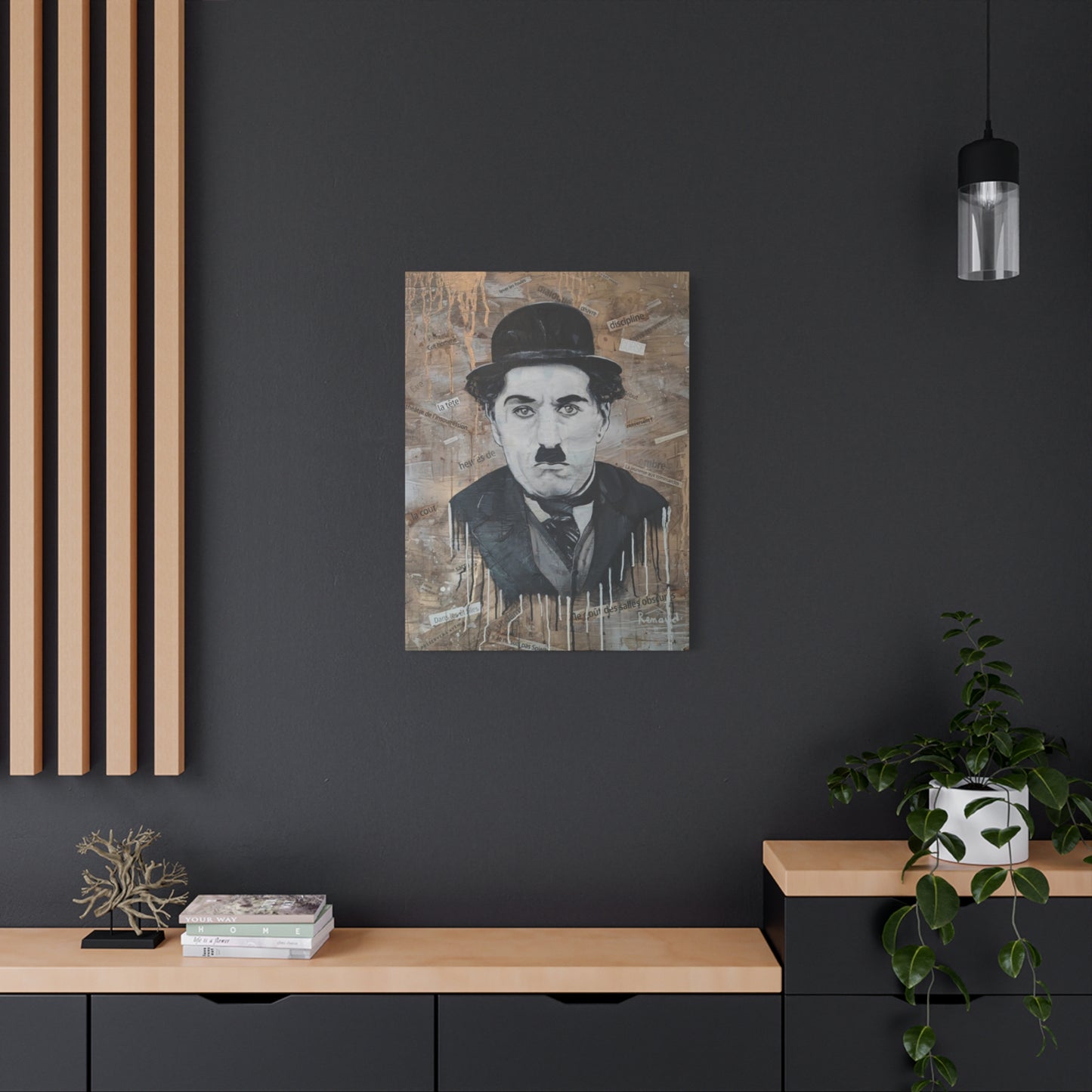 Charlie Chaplin Man Cave Decor Wall Art & Canvas Prints