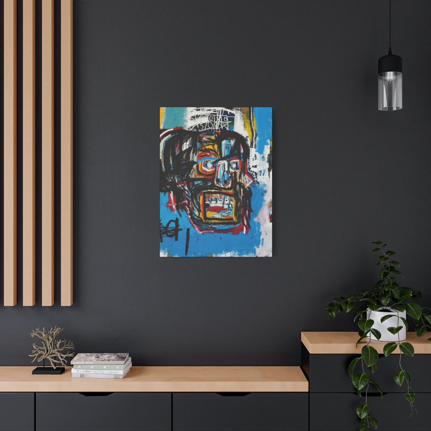 Scary Face Abstract Modernism Wall Art & Canvas Prints