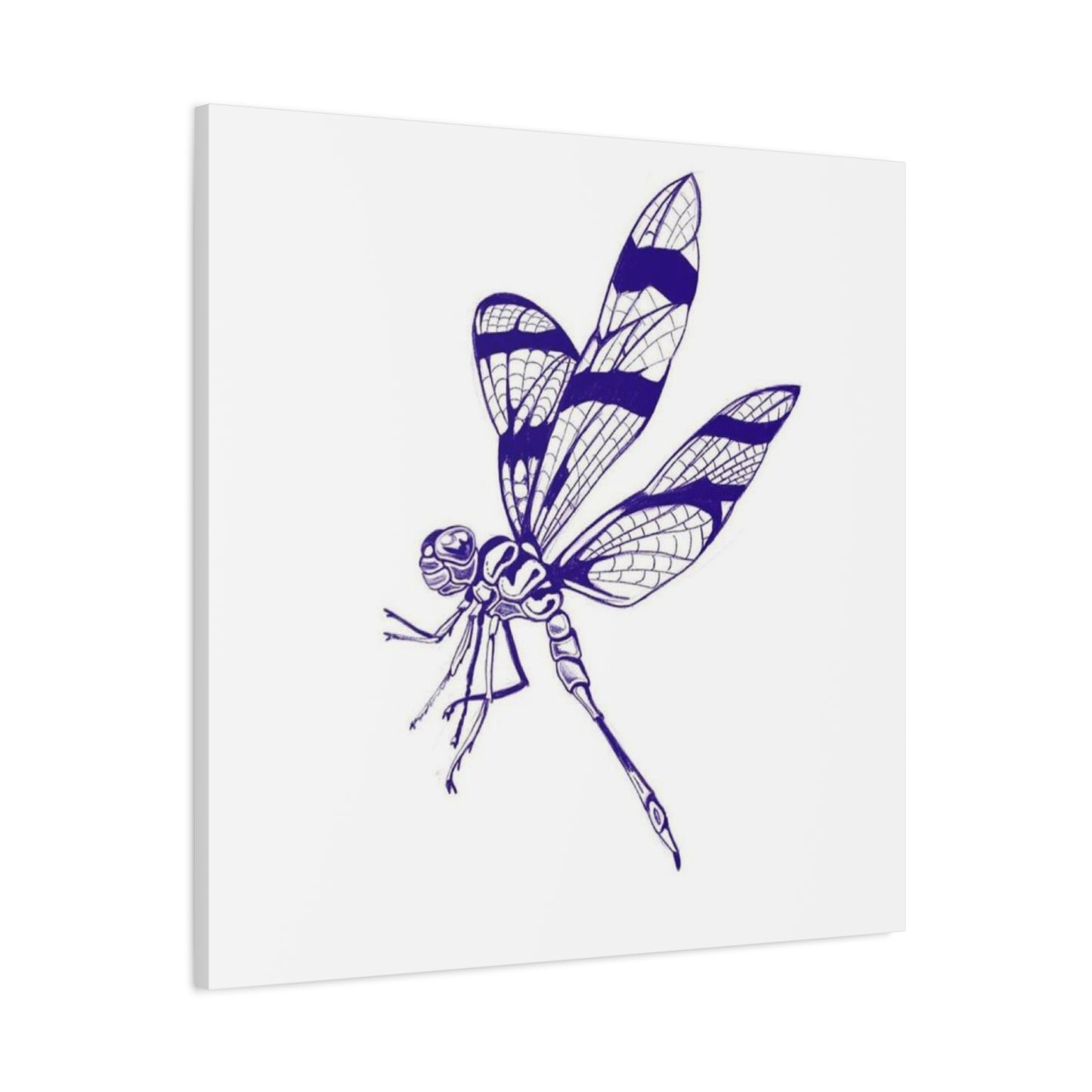 Blue Design Dragonfly Wall Art & Canvas Prints