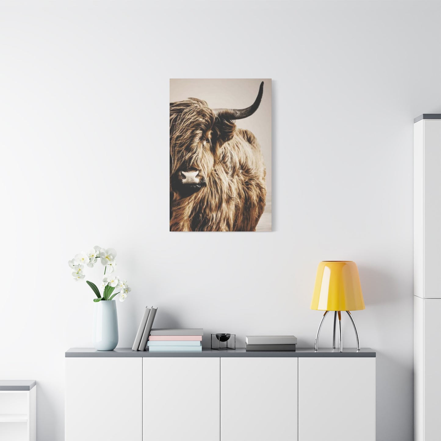 Wild Hairy Bull Longhorn Wall Art & Canvas Prints