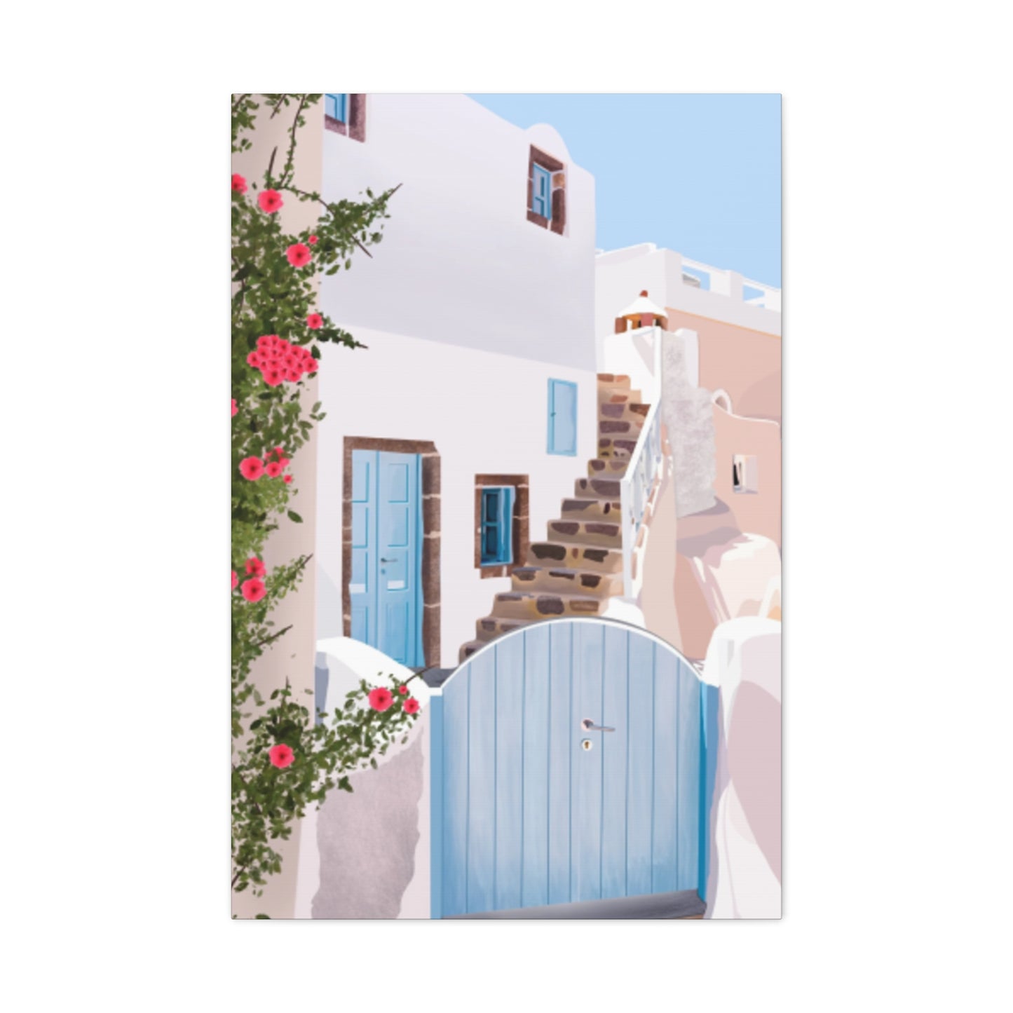 Greece Homes Wall Art & Canvas Prints