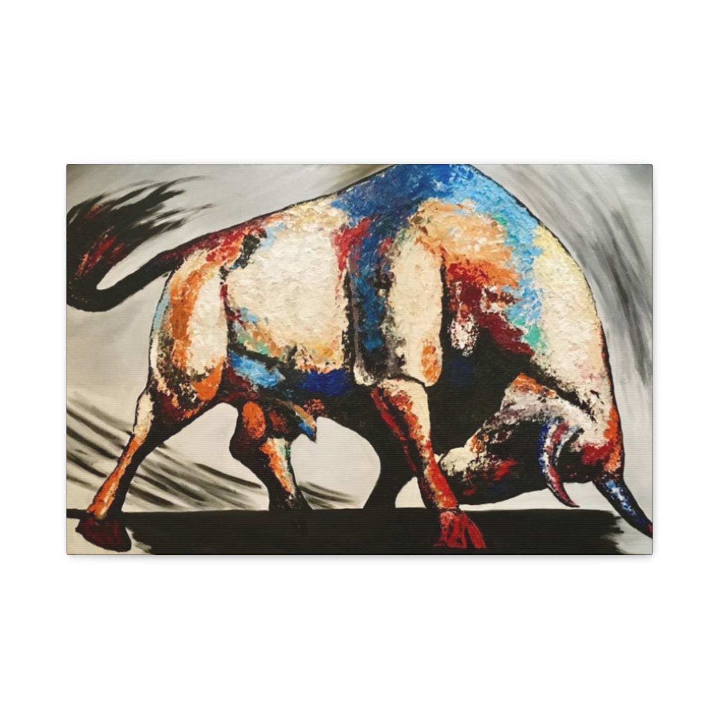 Bull Long Horns Wall Art & Canvas Prints