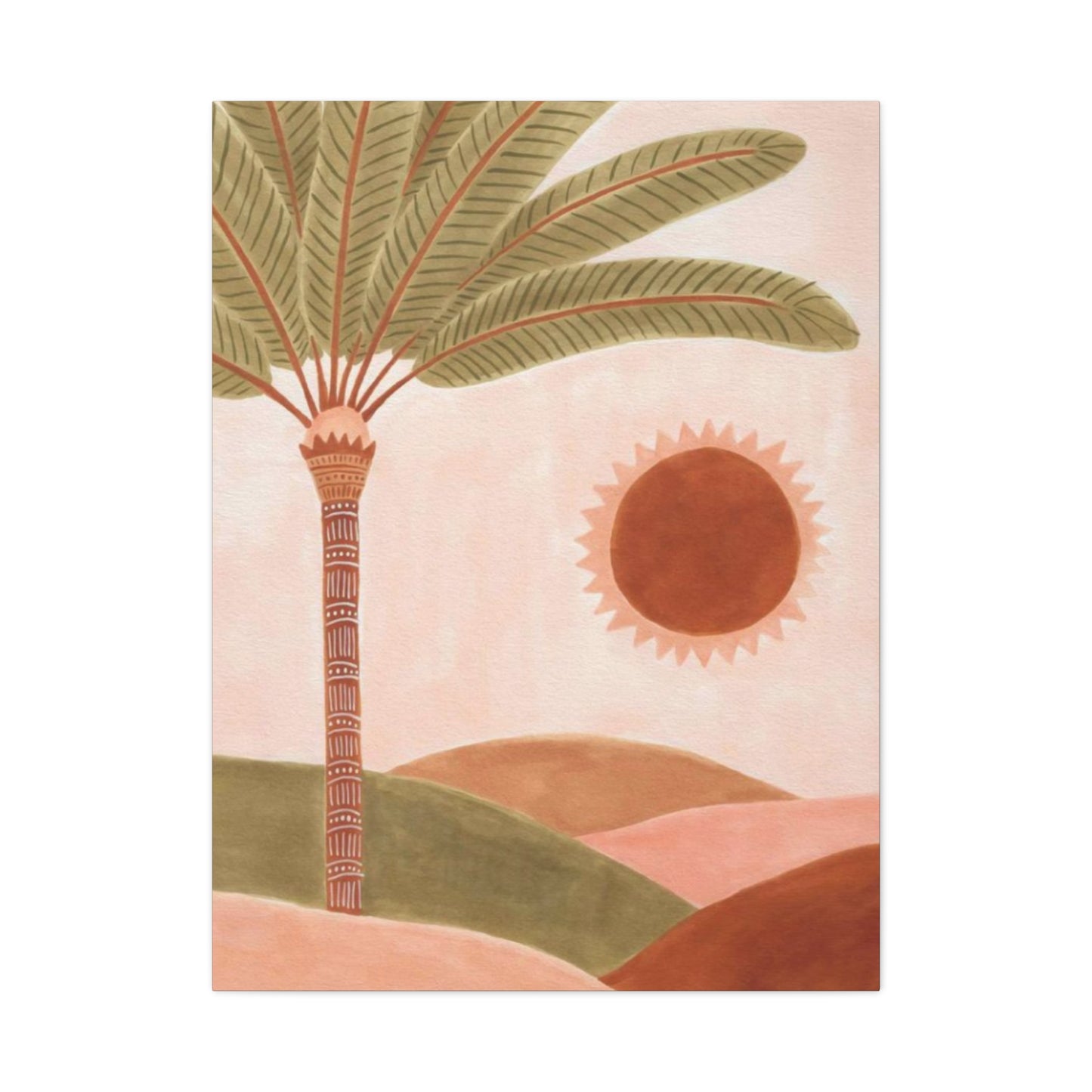 Palm Tree Of Moroccan Wall Art & Canvas Prints