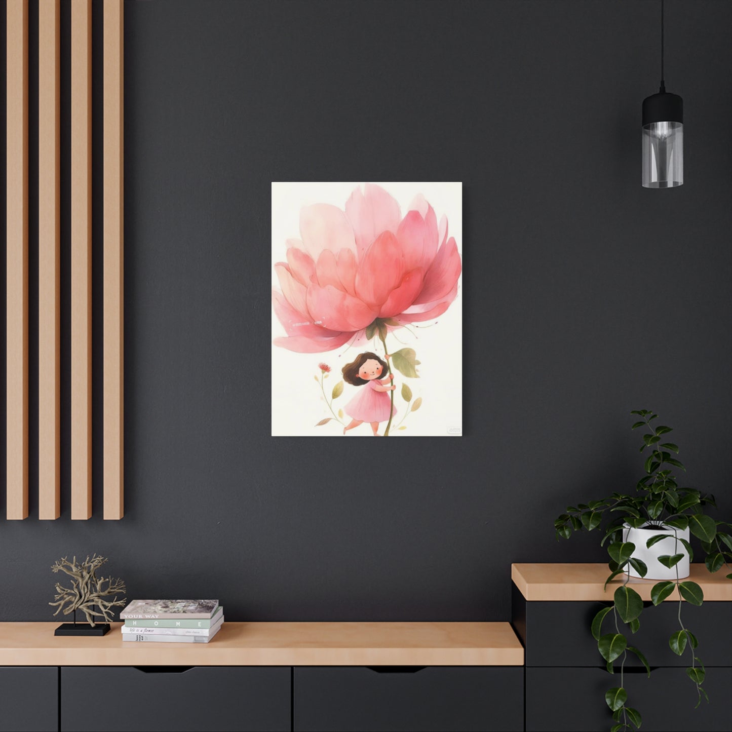 Girl with Flower Fairies Wall Art & Canvas Prints