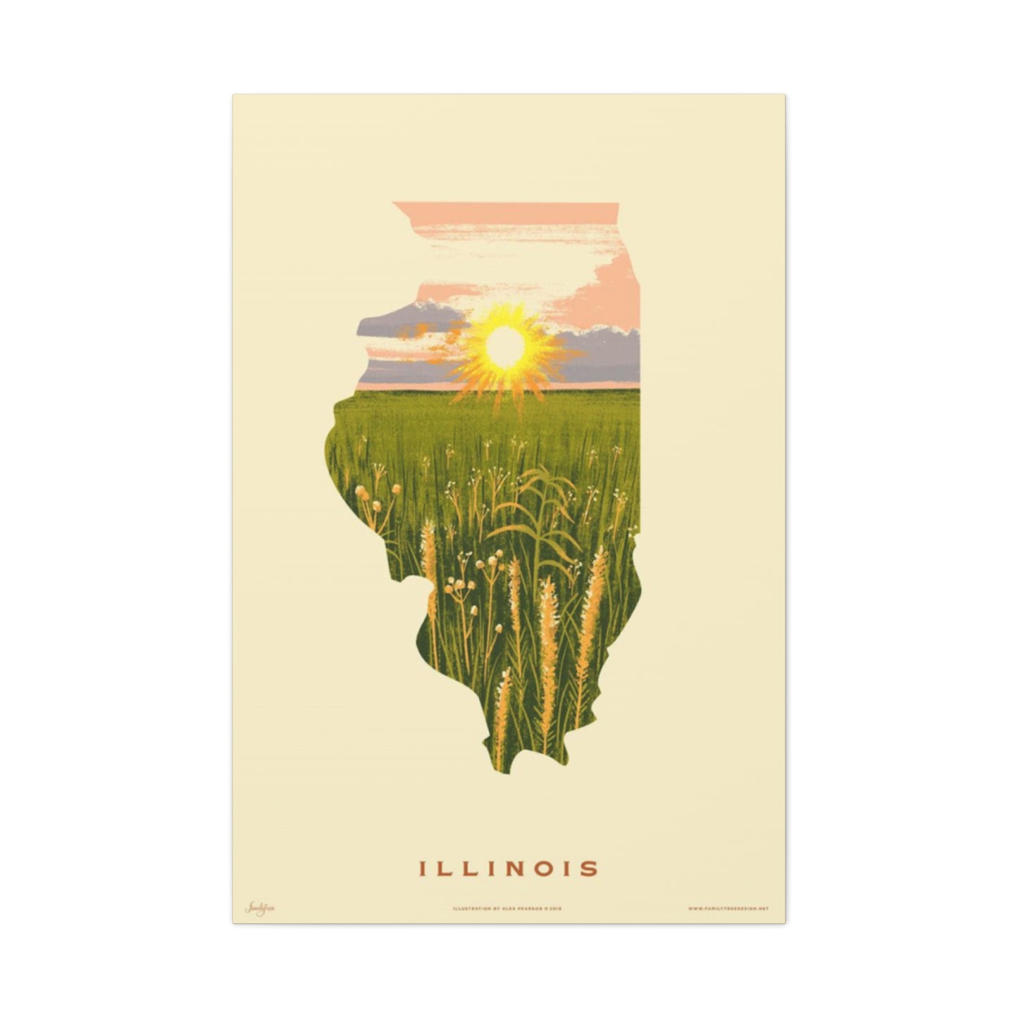 Illinois The National Park Wall Art & Canvas Prints