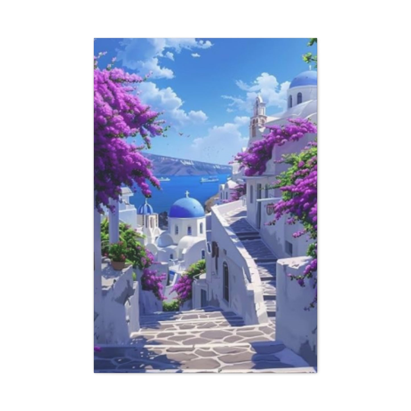 Greece Blossom Wall Art & Canvas Prints