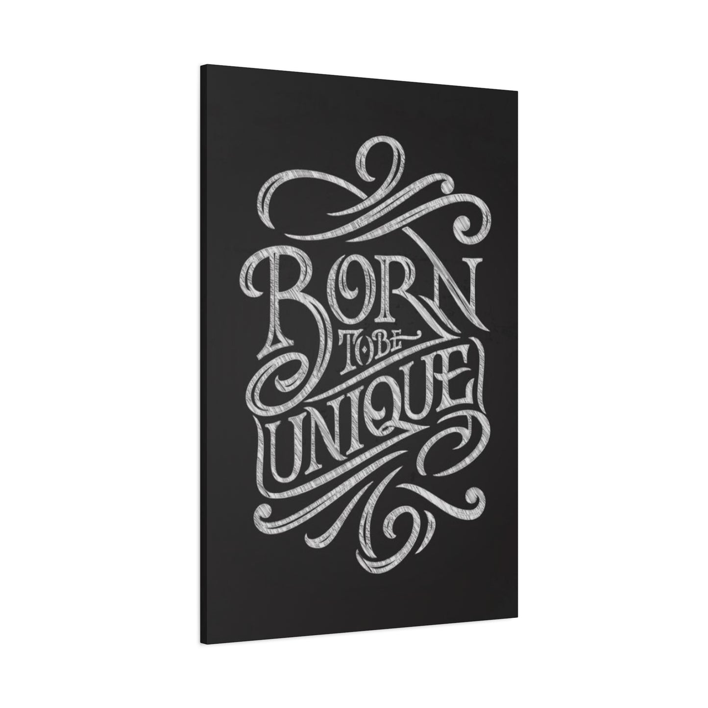 Born Unique Chalkboard Wall Art & Canvas Prints