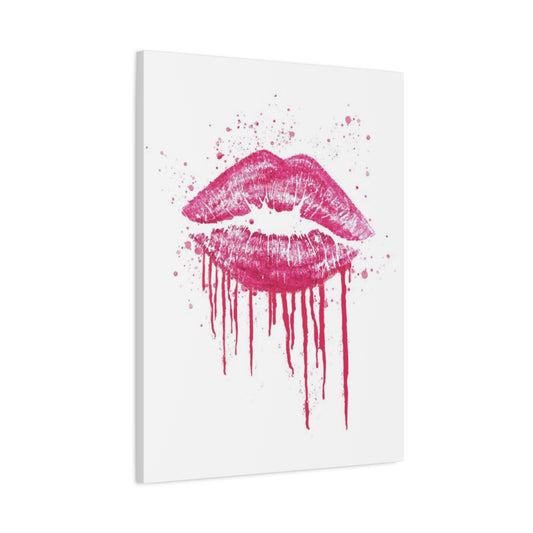 Pink Lips Wall Art & Canvas Prints