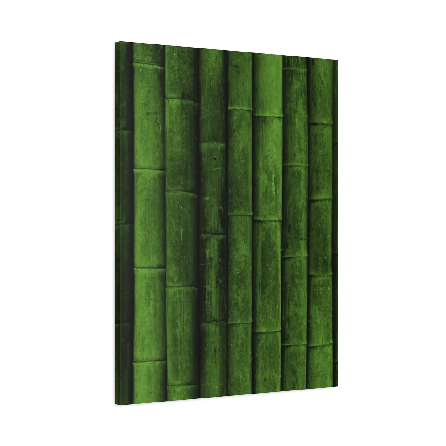 Olive Green Bamboo Painting Wall Art & Canvas Prints