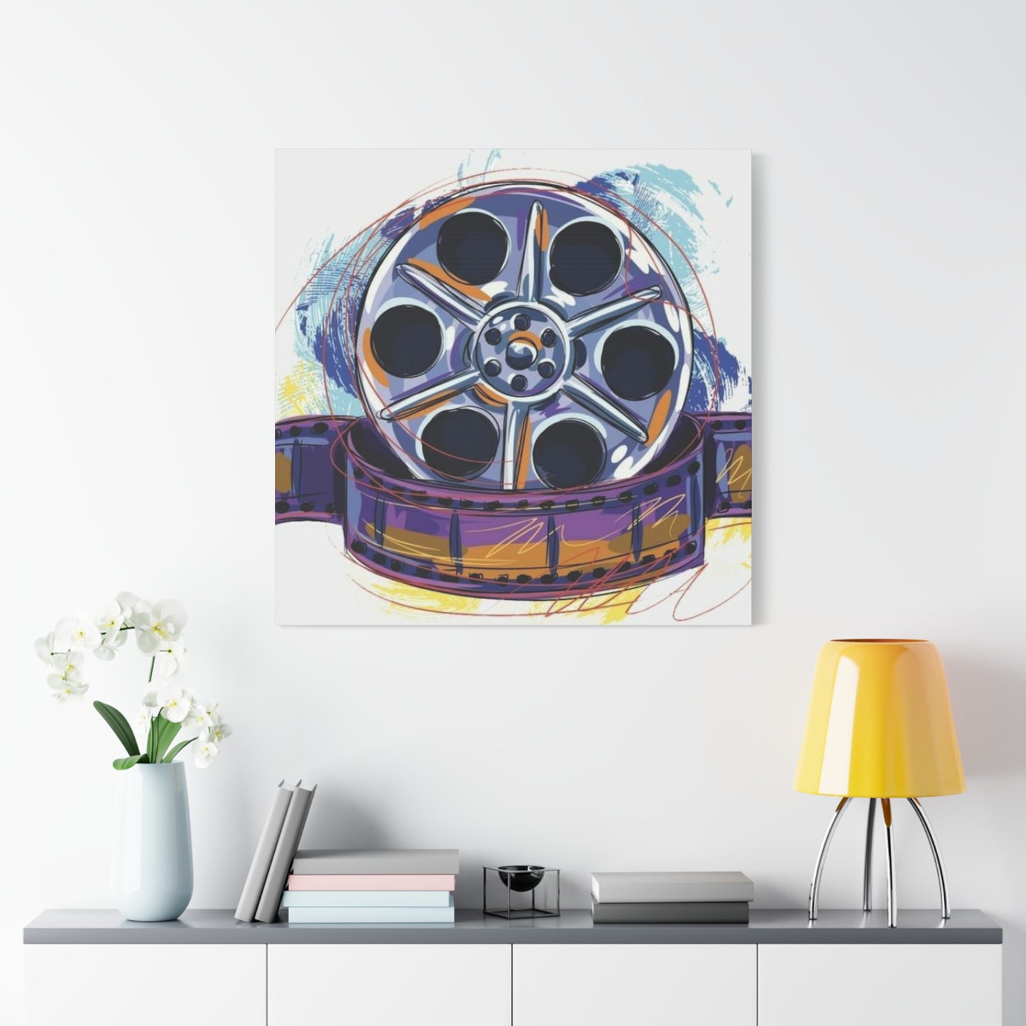 Colorful Cinema Camera Wall Art & Canvas Prints