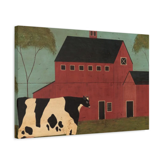 Cow in The Farm Kimble Warren Wall Art & Canvas Prints