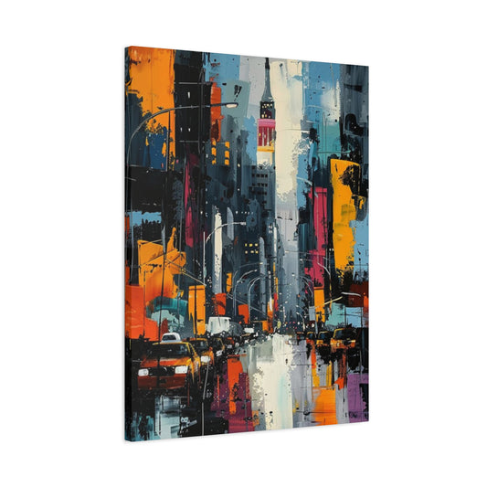 Painting Of Streets Of New York City Wall Art & Canvas Prints