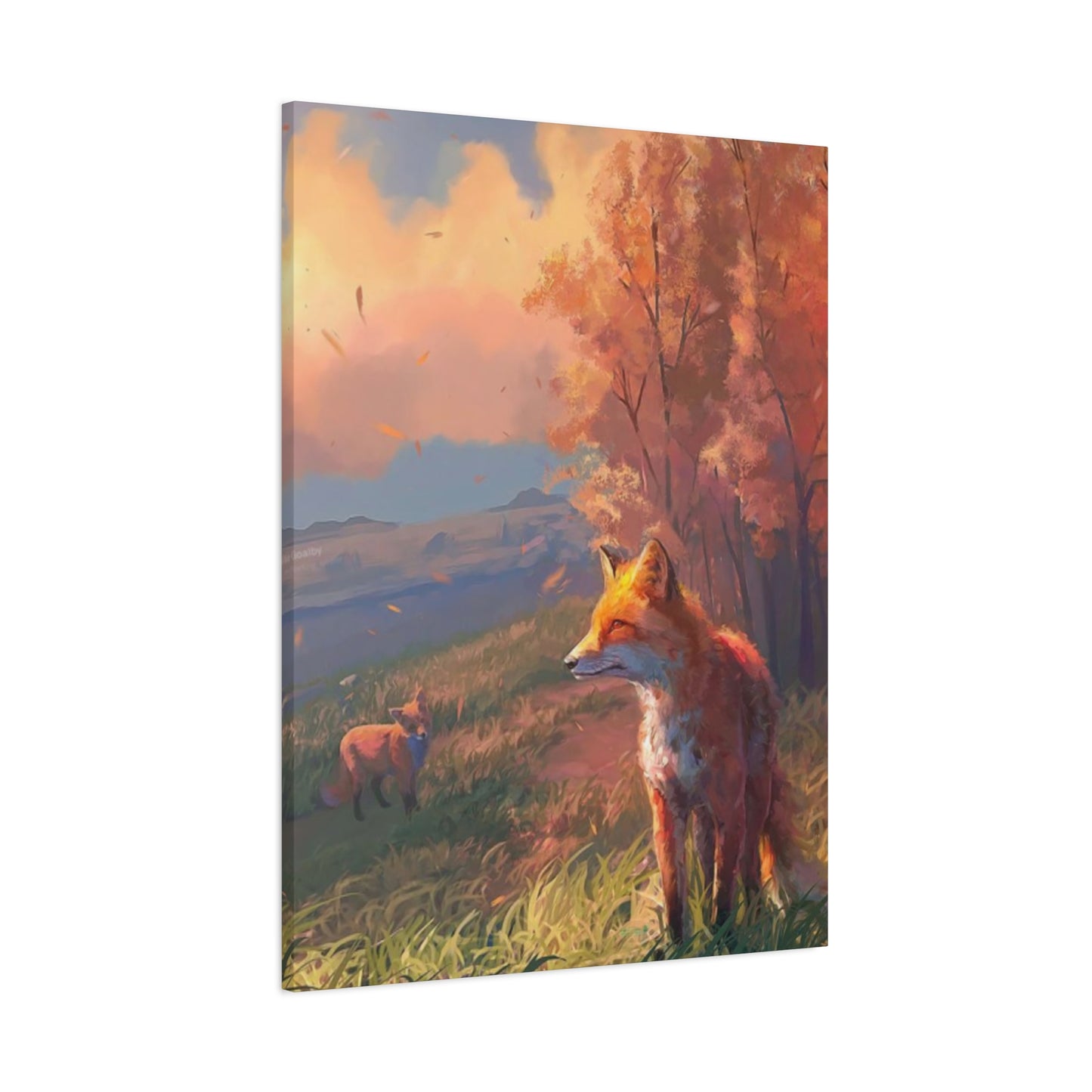 Cute Foxes Wall Art & Canvas Prints