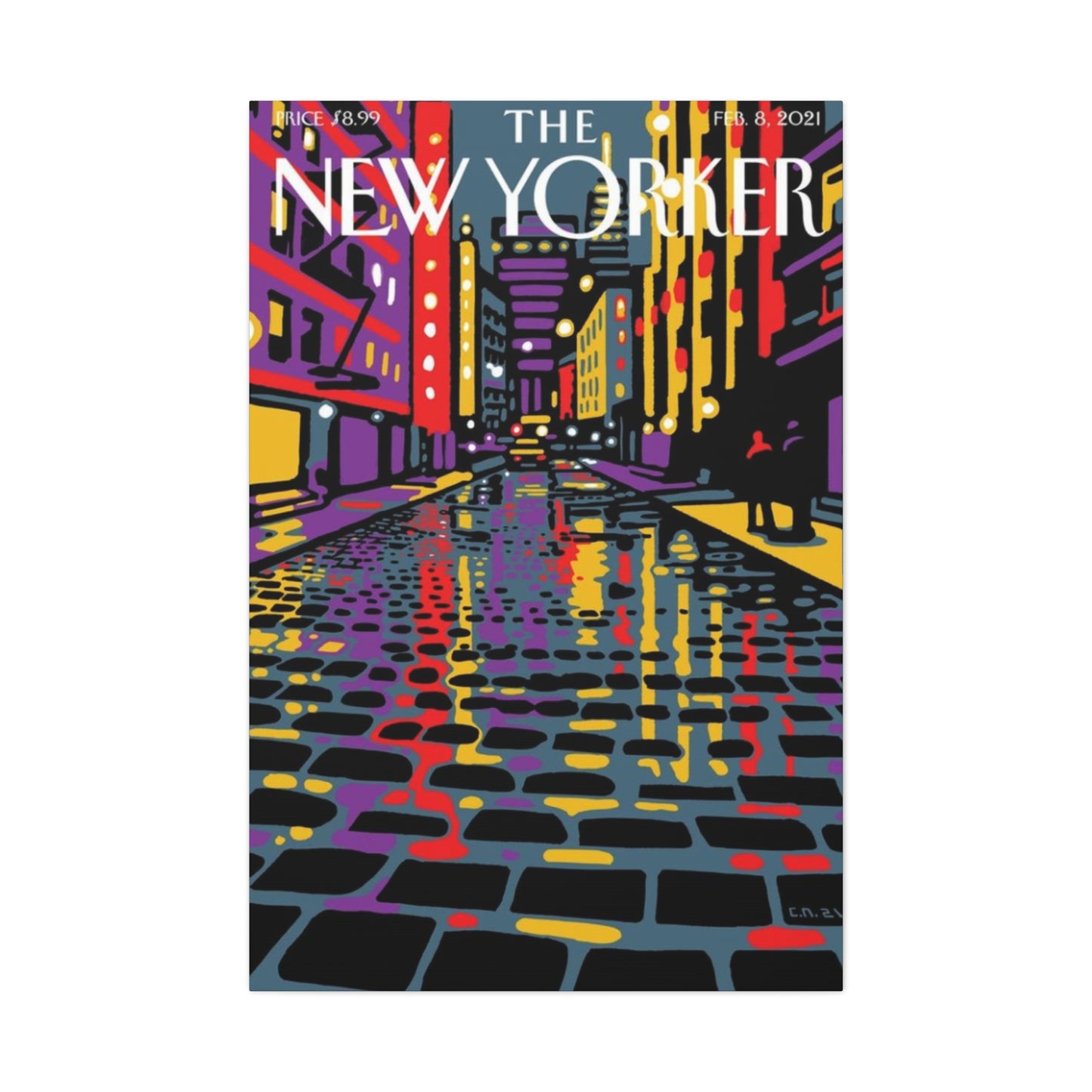 New Yorker Streets In New York City Wall Art & Canvas Prints