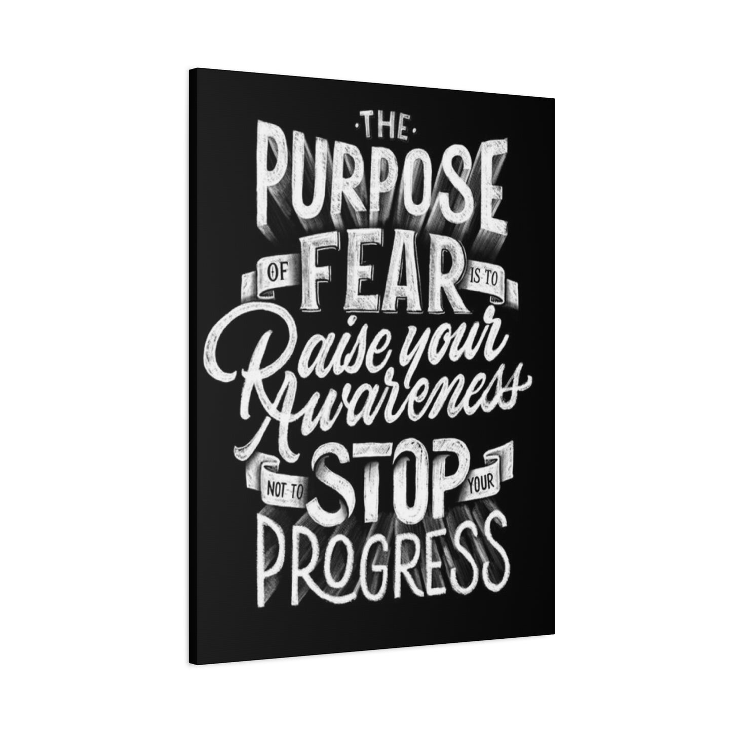 Motivation Chalkboard Wall Art & Canvas Prints