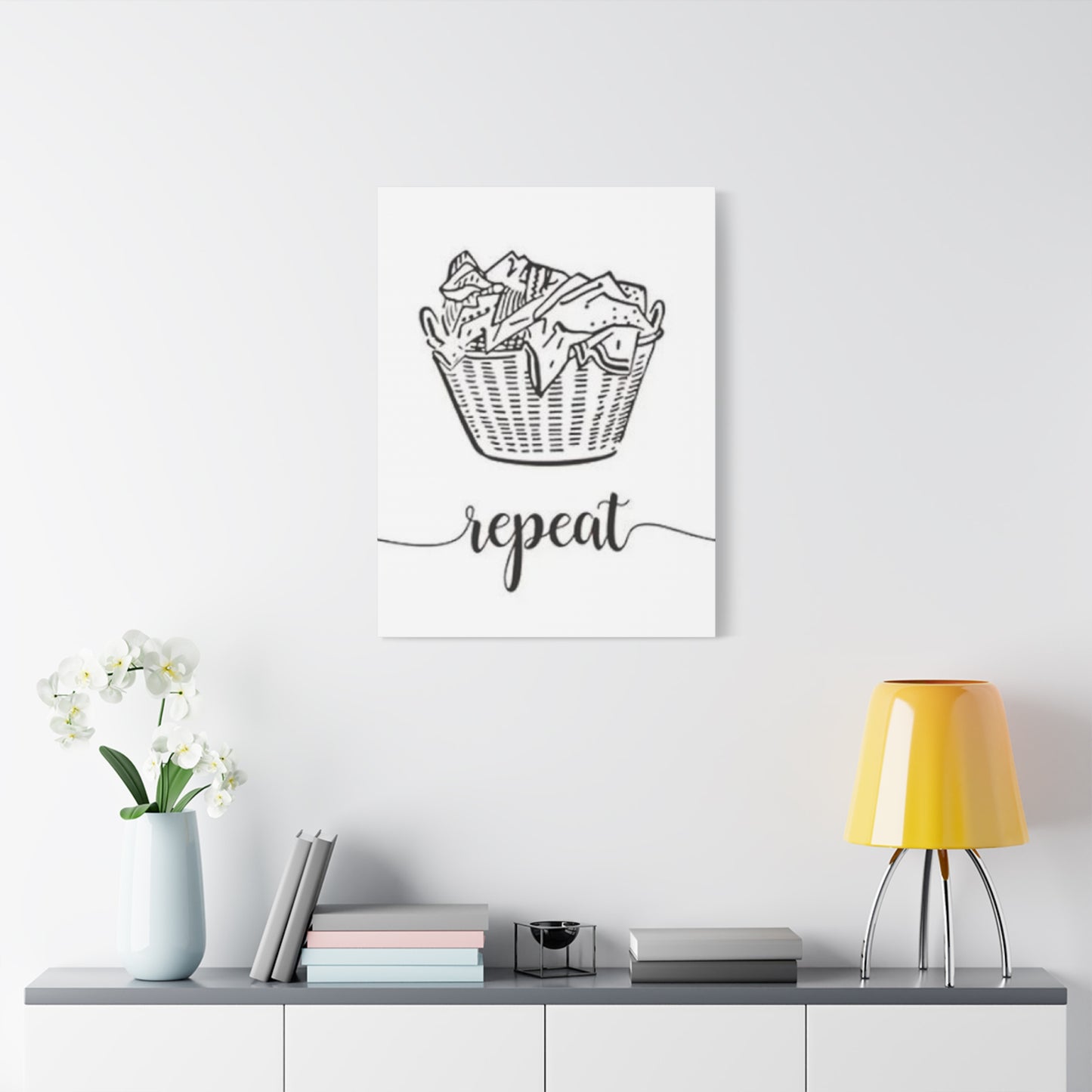 Repeat Poster Laundry Wall Art & Canvas Prints