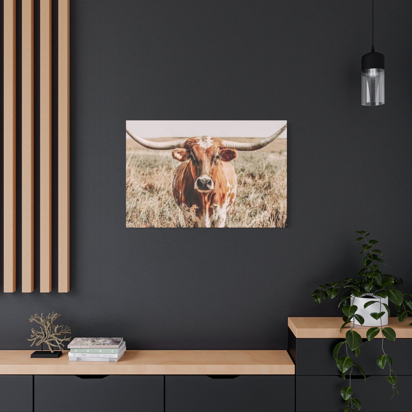 Buffalo Long Horn Wall Art & Canvas Prints