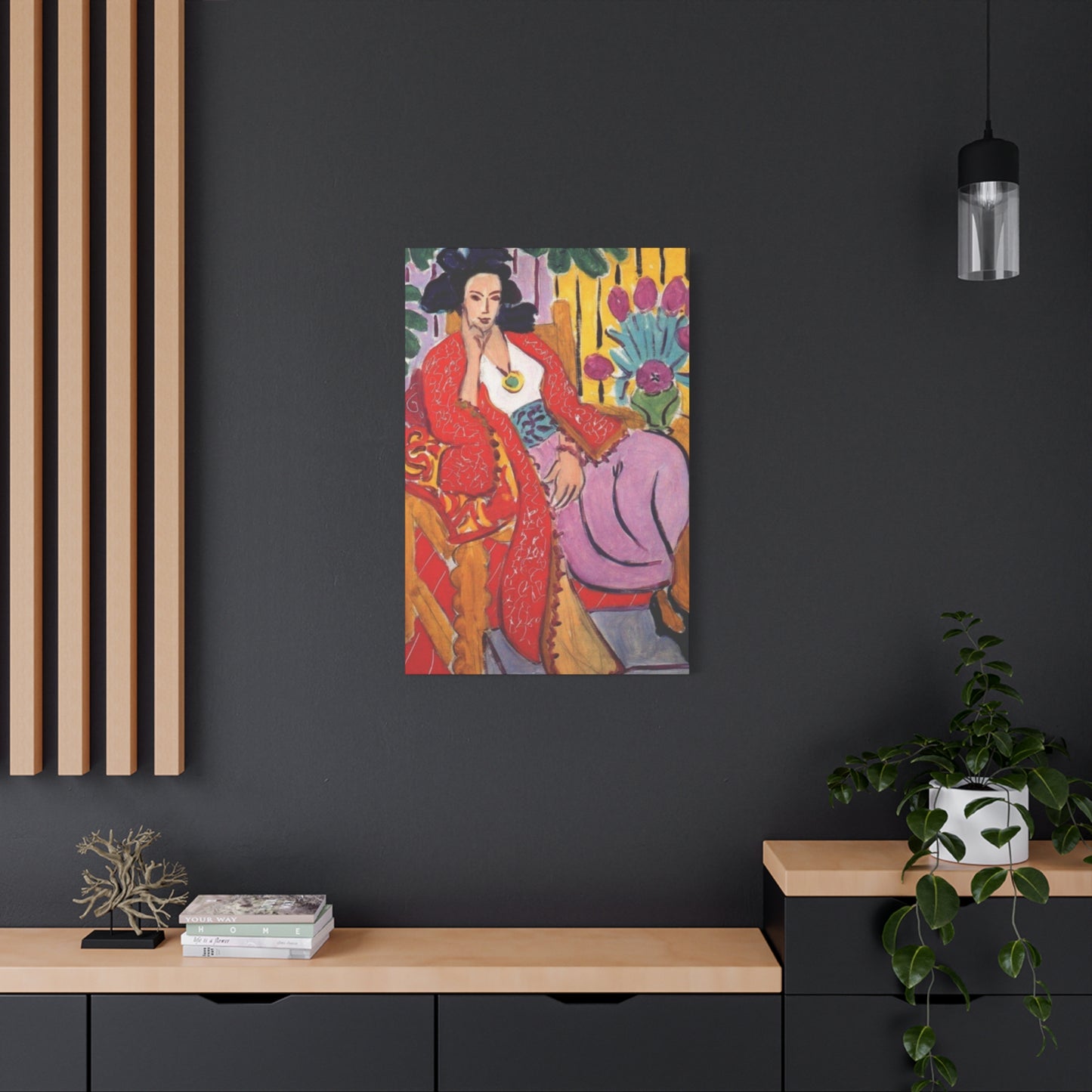 Asian King Abstract Modernism Wall Art & Canvas Prints