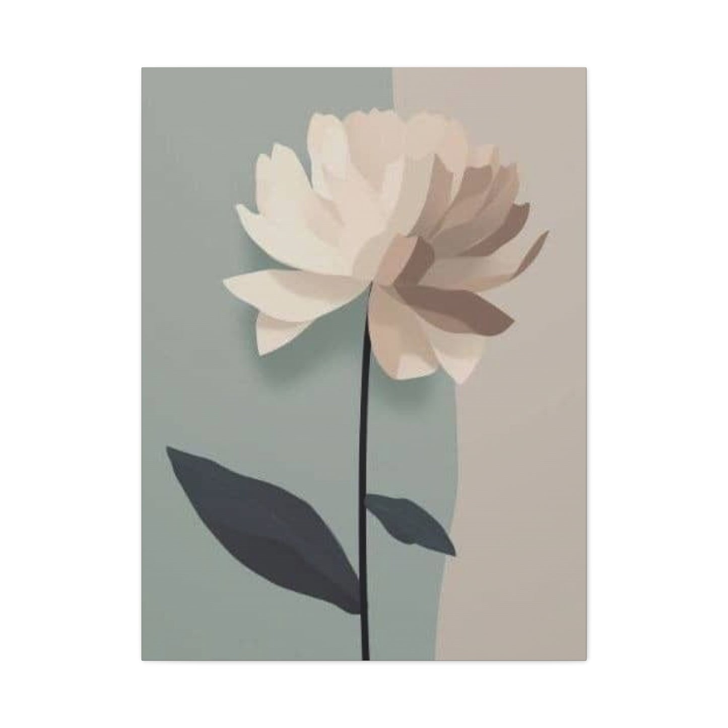 Creamy Flower Entryway Wall Art & Canvas Prints