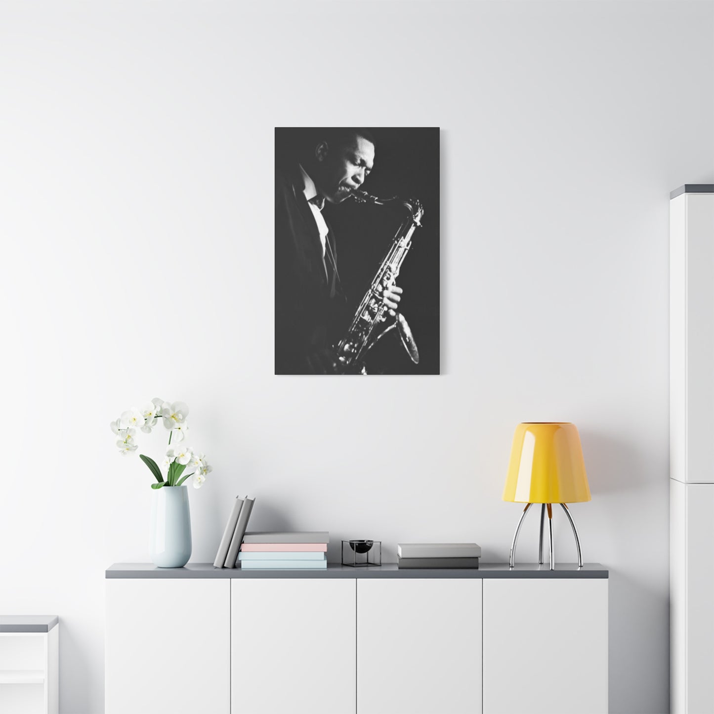 Black & White Jazz Music Artist Wall Art & Canvas Prints