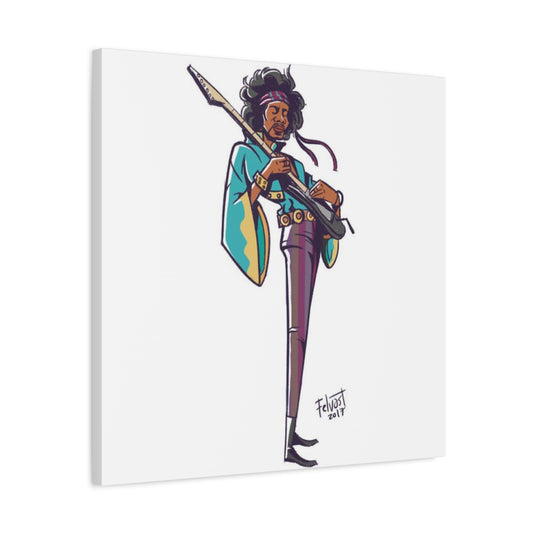 Jimi Hendrix Doodle Poster Art Wall Art & Canvas Prints