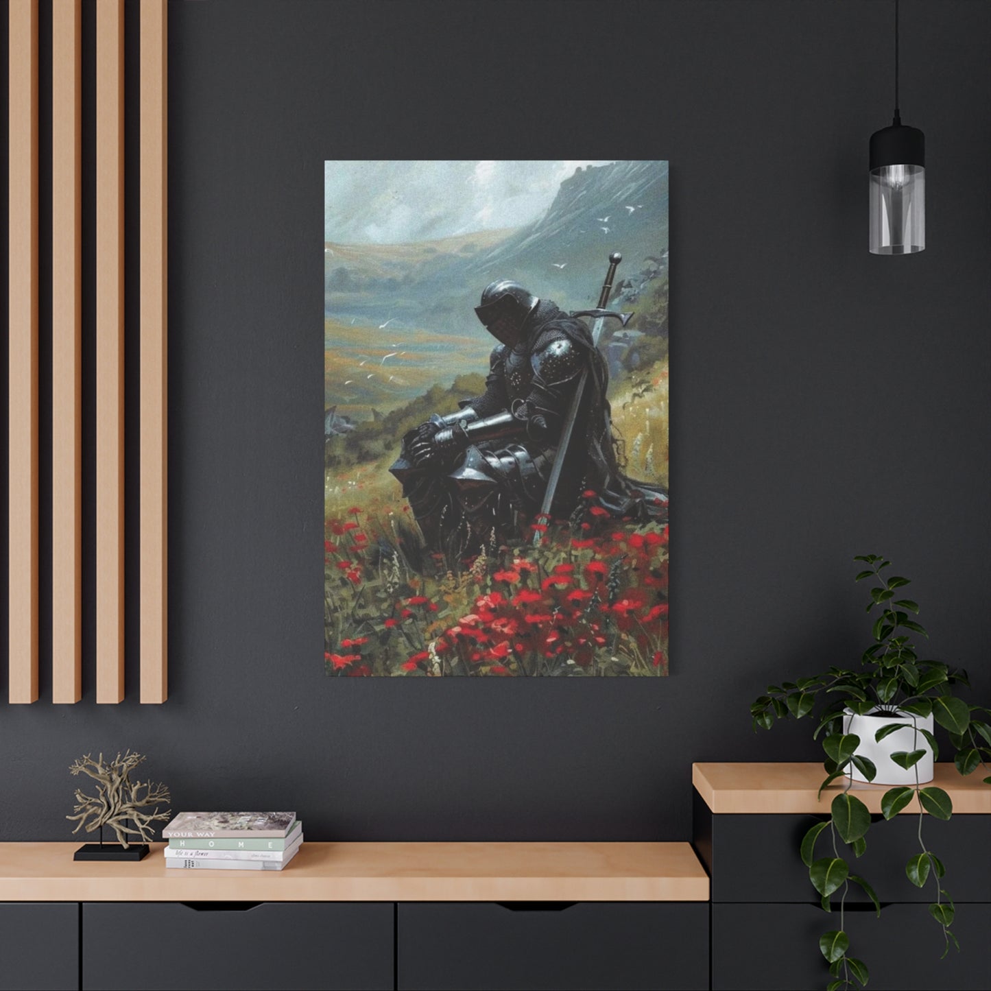 Alone Warrior Wall Art & Canvas Prints