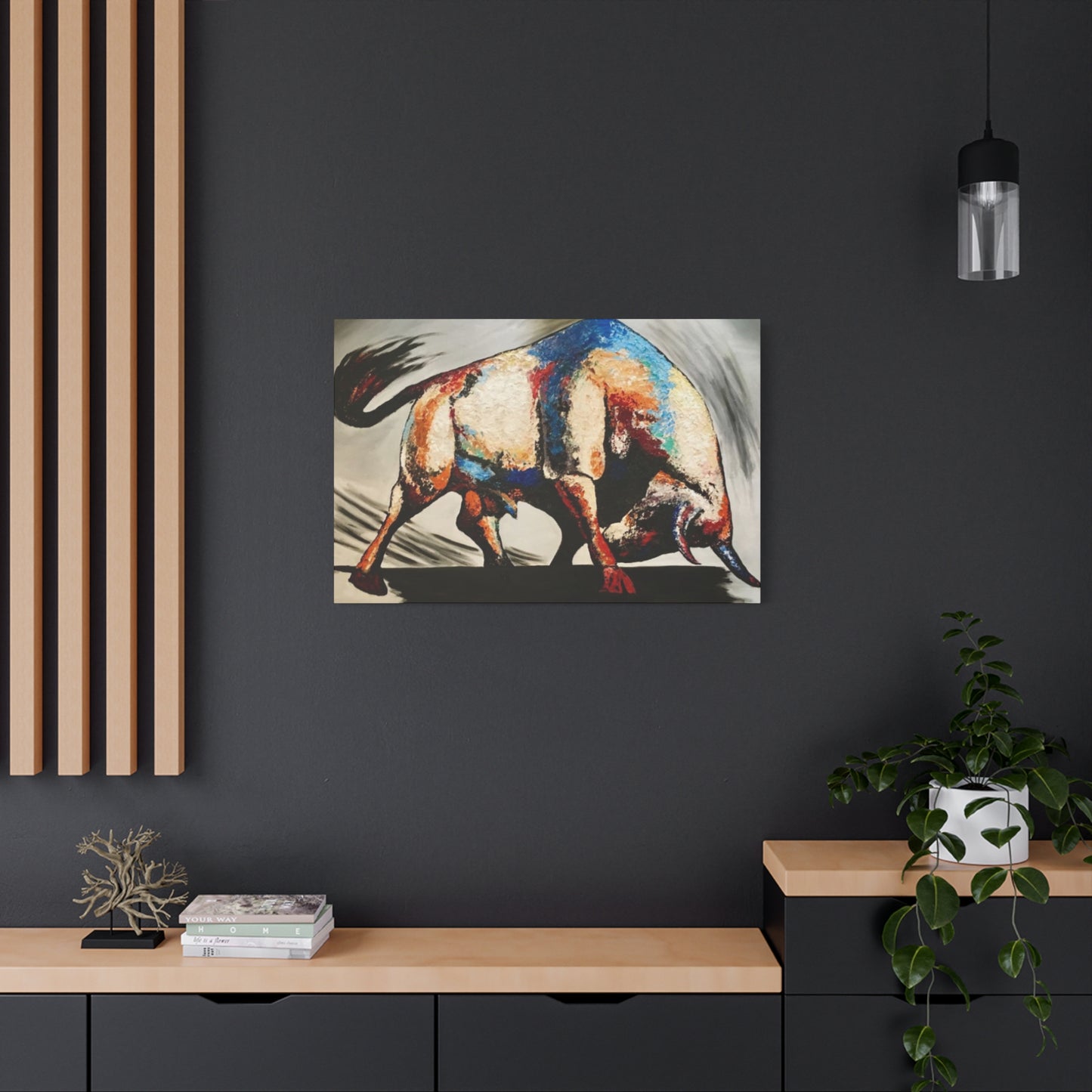 Bull Long Horns Wall Art & Canvas Prints