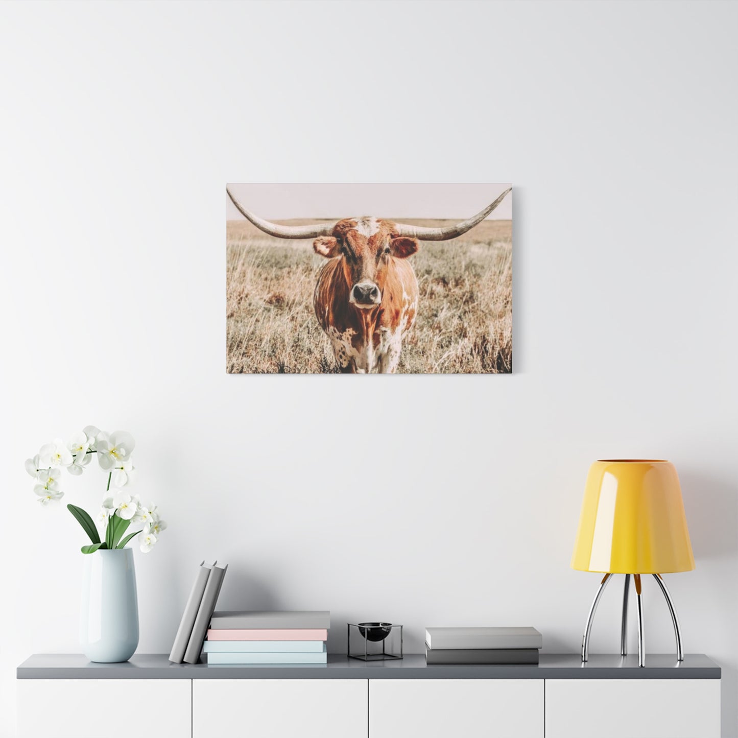 Buffalo Long Horn Wall Art & Canvas Prints