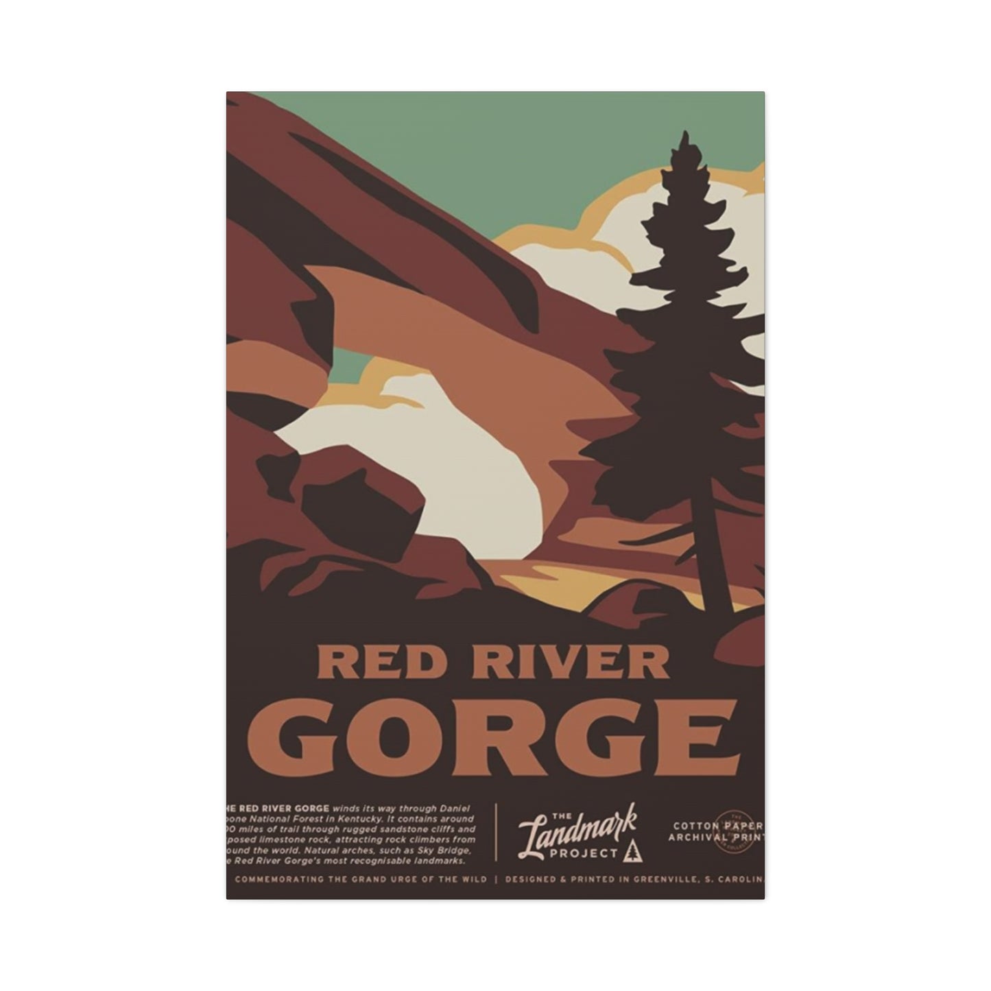 Red River Gorge National Park Wall Art & Canvas Prints